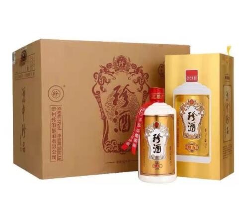 珍酒珍五 酱香型53度白酒 整箱6瓶*500ML 量大从优 白酒批发