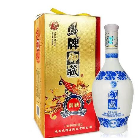 陕西凤牌御藏清花瓷 52度500毫升浓香型白酒 整箱批发图2