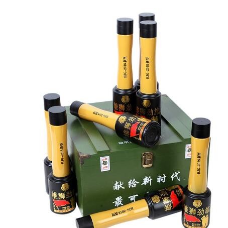 【雄狮劲旅】木盒手榴型 老兵纪念酒 50度浓香型 250ml/瓶 8瓶/箱图2