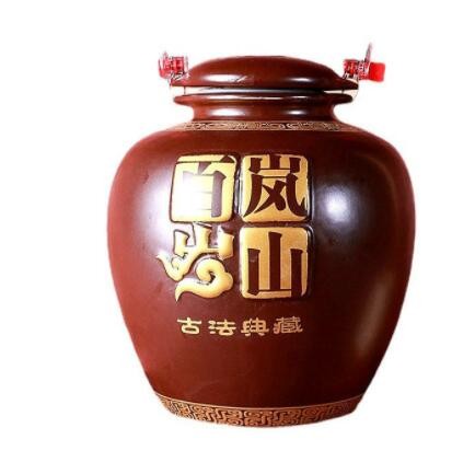 宁夏白酒 淡雅型42°枸杞保健酒1.5L 岚山百岁坛装白酒批发图1