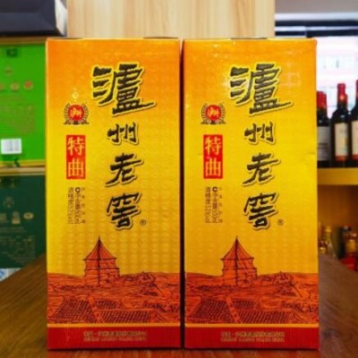 52°泸州特曲08版老窖浓香型接待白酒整箱批发500ml*6专供版本