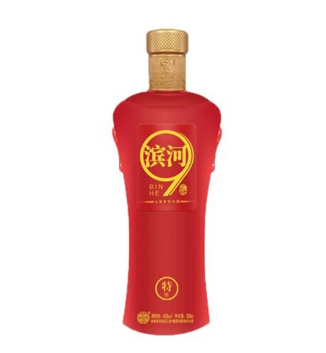 甘肃地产酒50°滨河九粮滨河特酿九粮香高度白酒整箱批发500ml*4图2