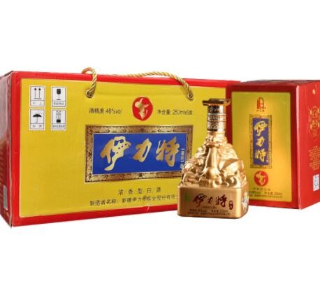 新疆酒46°伊力特疆彩小龙瓶浓香白酒整箱批发250ml*6原箱特价图2