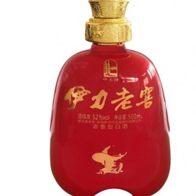 央视广告款52°46°38°伊力特伊力老窖浓香白酒整箱批发500ml*6