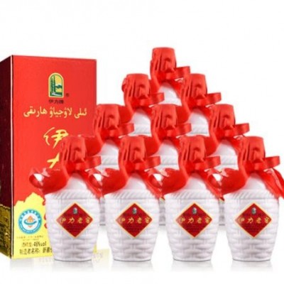 新疆地产酒46°伊力特伊力小老窖浓香型白酒整箱酒水批发250ml*10