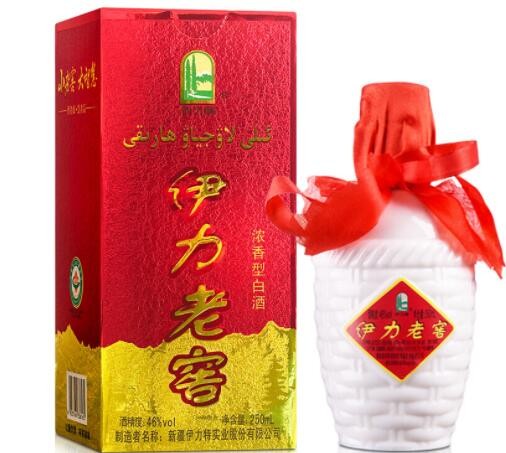 新疆地产酒46°伊力特伊力小老窖浓香型白酒整箱酒水批发250ml*10图2