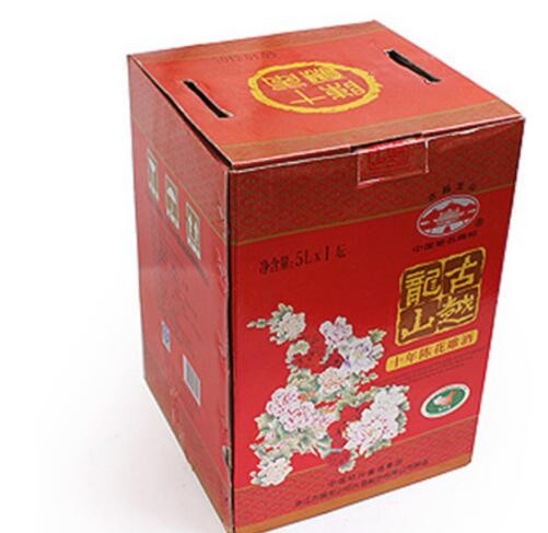 绍兴黄酒 古越龙山十年陈 5L绍兴花雕酒 带箱坛装图2