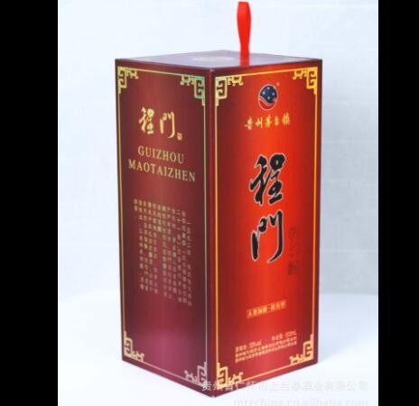 上台酒业批发53度酱香型白酒程门家宴酒500ml 传统工艺酿造图1