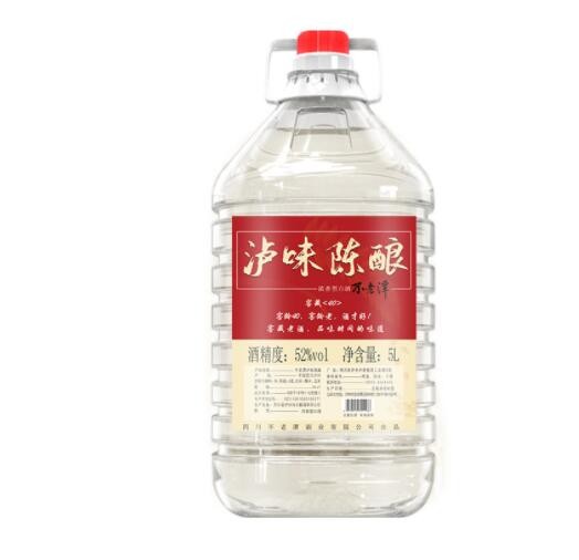 52度浓香型白酒不老潭新品5L桶装泡酒纯粮酿造高粱酒厂家批发