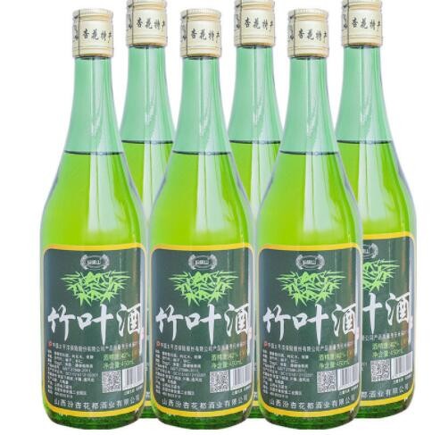 厂家直供山西现发竹叶酒42度450ml清香型白酒 粮食酒水整批发图2