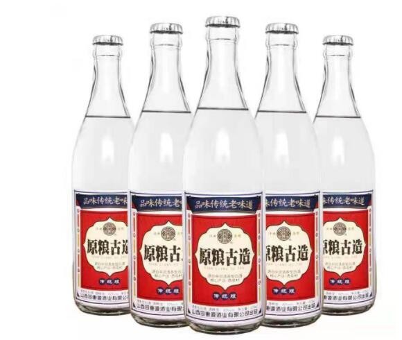 山西特产老酒高粱酒清香型白酒整箱475ml*6粮食酒 现货批发