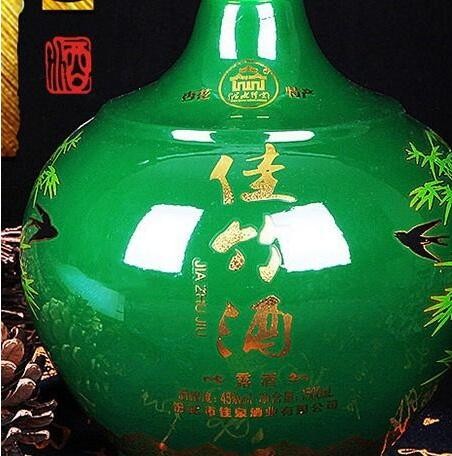 白酒批发佳竹酒45度粮食酒水清香型白酒年货礼盒装图3