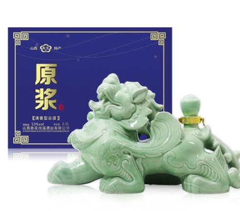 厂家直营批发杏艺53度2500ml貔貅清香型白酒整箱酒水代理一件代发图3