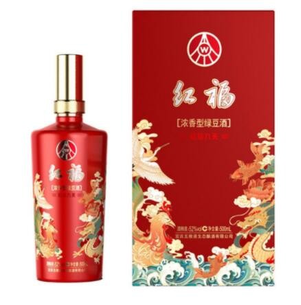 五粮系列红福九天52度浓香型白酒整箱6瓶白酒批发团购直播带货图2