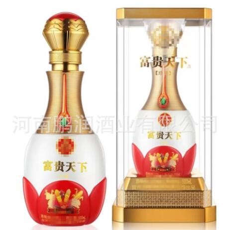 白酒批发五粮股份富贵天下珍藏52度浓香型白酒整箱500ML*6瓶