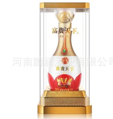 白酒批发五粮股份富贵天下珍藏52度浓香型白酒整箱500ML*6瓶图3