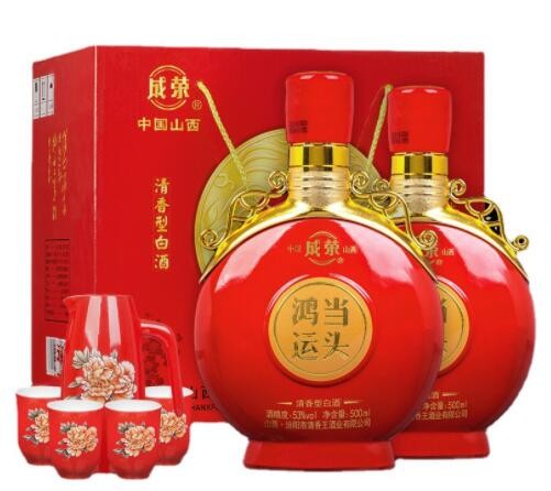 鸿运当头清香型原浆白酒53度500ml送礼酒礼盒酒白酒整箱批发图2