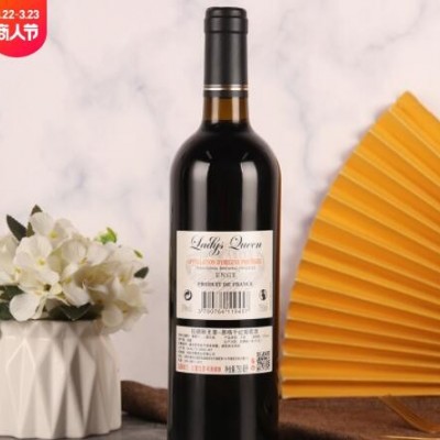 法国进口干红葡萄酒15度波尔多瓶高度酒AOP源头批发包邮整箱