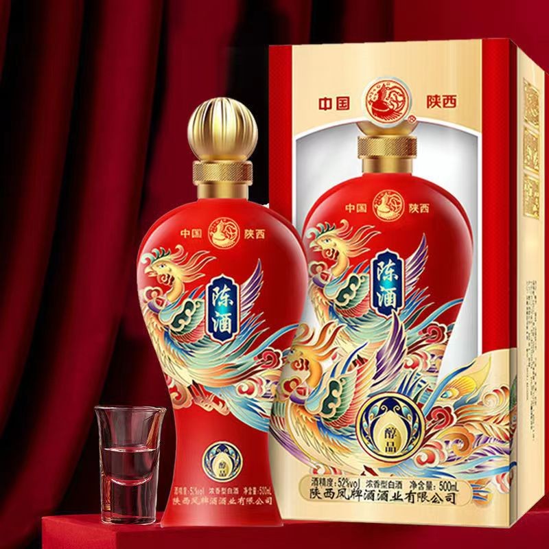 凤牌陈酒醇品52度500ml*6瓶整箱浓香型白酒婚宴送礼商务宴请图3