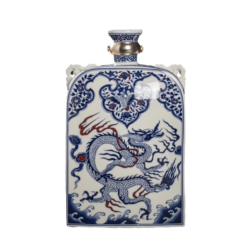源头厂家中秋节礼品酒景德镇高档礼盒高粱高中低度老酒浓香型白酒图3