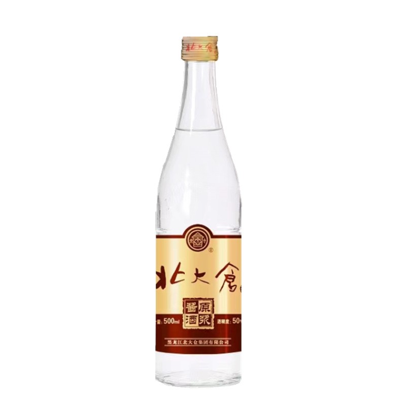 北大仓原酒酱酒50度白酒酱香麸曲风格500ml*6瓶北大仓高度粮食酒图2