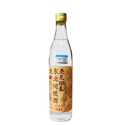 6瓶北大荒垦荒印象42度白酒固态发酵浓香型粮食酒500ml光瓶白酒