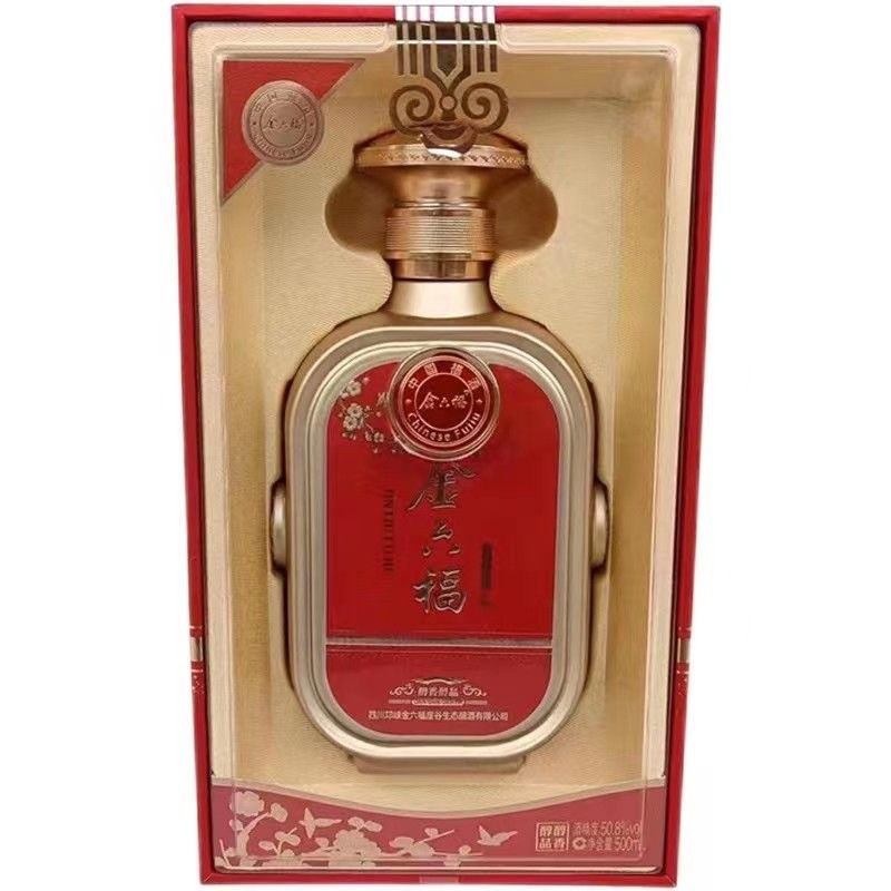 金六福醇香醇品 50.8 度兼香型白酒 500ml*6瓶婚庆送礼白酒批发图3
