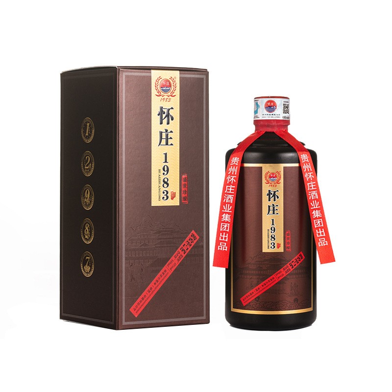 怀庄1983盛世珍酿贵州茅台镇53度酱香型白酒粮食酒礼盒装整箱6瓶图2
