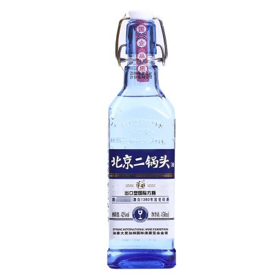 华都二锅头42度小方瓶 华都蓝瓶全系列 纯粮酿造 国企品质
