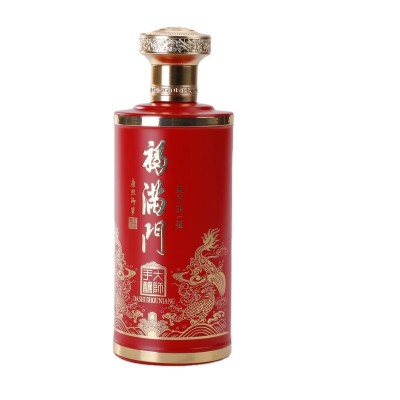 福满门大师手酿礼盒装浓香型白酒节日礼品粮食白酒礼盒装白酒批发