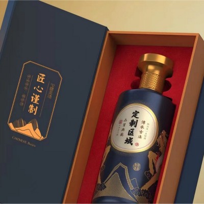年份窖藏浓香白酒52°500ml*6礼盒装白酒厂家 古井镇纯粮食白酒