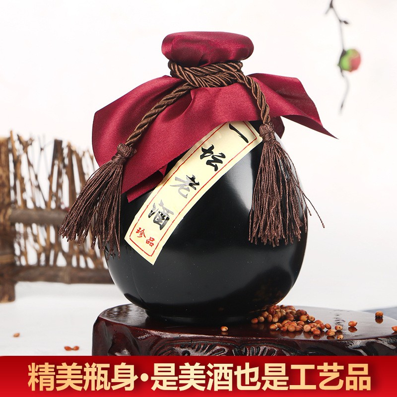 一坛老酒礼品酒高档白酒整箱纯粮6瓶古井酒质经典浓香型口粮酒图2