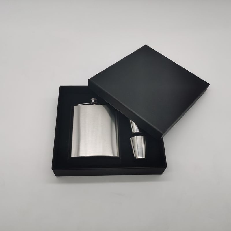 亚马逊外贸热销 6oz/7oz/8oz不锈钢酒壶套装白酒瓶套装配酒杯漏斗图3