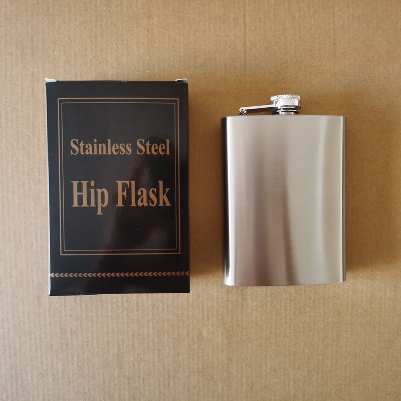 跨境热销 7oz 8oz不锈钢磨砂酒壶 户外随身小酒壶威士忌男士酒瓶图3