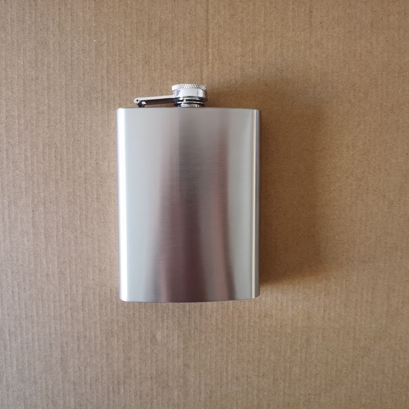 跨境热销 7oz 8oz不锈钢磨砂酒壶 户外随身小酒壶威士忌男士酒瓶图2
