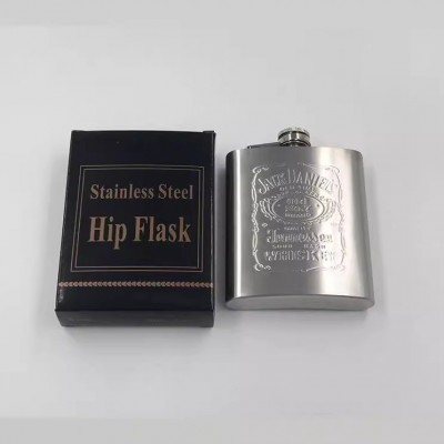 批发7盎司/8盎司不锈钢酒壶 户外随身小酒壶杰克丹尼酒瓶
